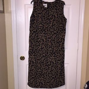 LESLIE FAY Dresses SS Blk pat w/brown Ivy 16Womans